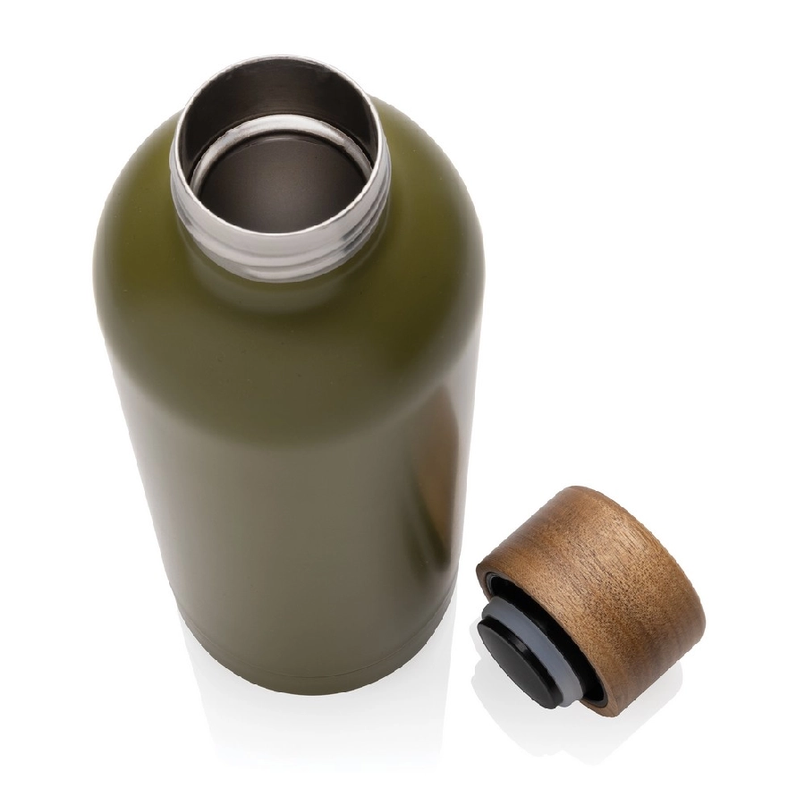 Butelka termiczna 500 ml Wood, stal nierdzewna z recyklingu P435-537