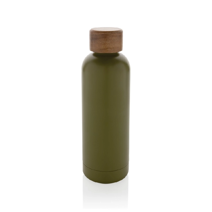 Butelka termiczna 500 ml Wood, stal nierdzewna z recyklingu P435-537