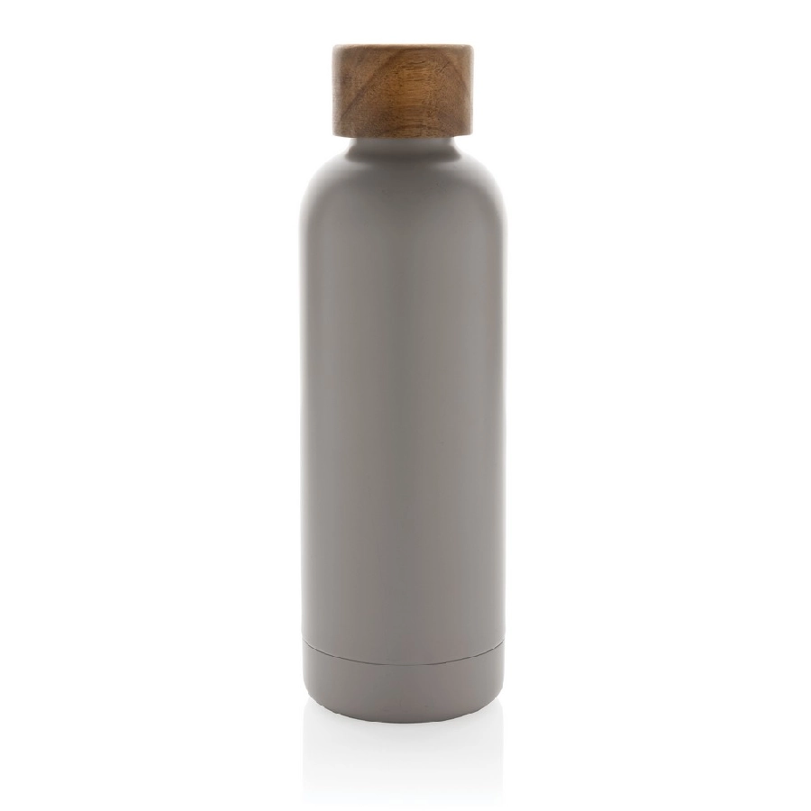 Butelka termiczna 500 ml Wood, stal nierdzewna z recyklingu P435-539