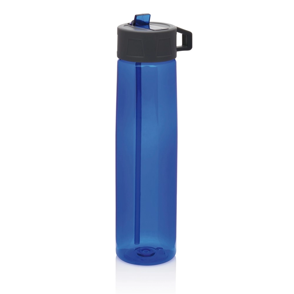 Butelka sportowa 750 ml ze słomką P436-305 niebieski