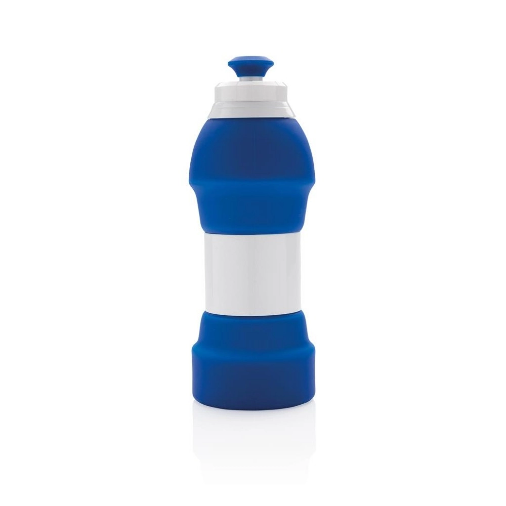 Składana butelka sportowa 580 ml P436-355 niebieski
