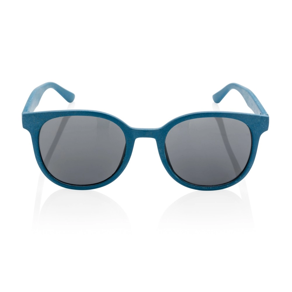 Okulary przeciwsłoneczne ze słomy pszenicznej P453-915 niebieski