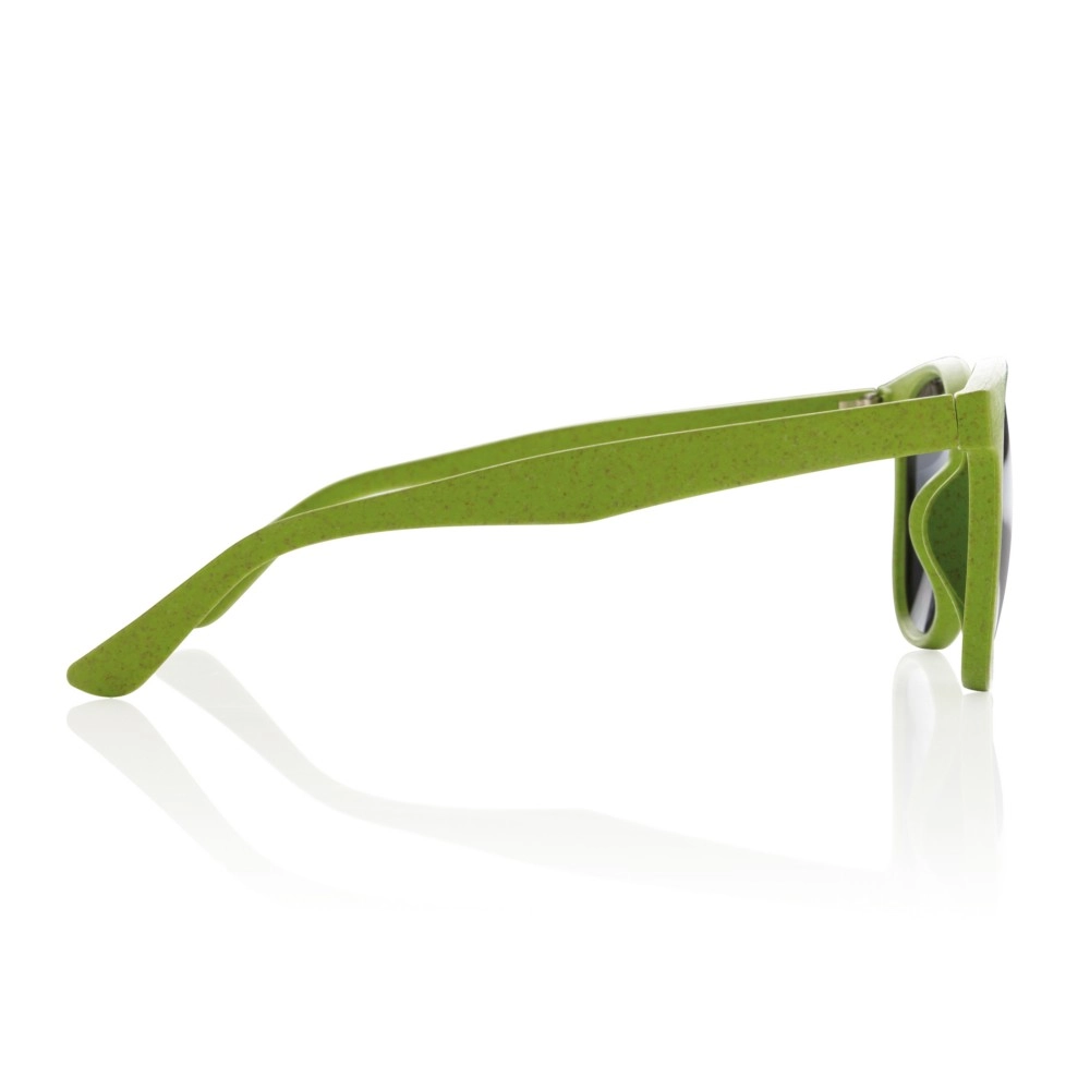 Okulary przeciwsłoneczne ze słomy pszenicznej P453-917 zielony