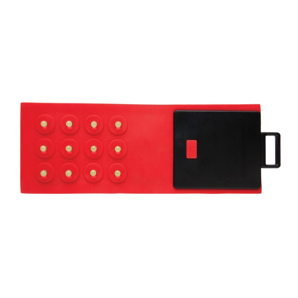 Elastyczna lampka warsztatowa 12 LED P513-714 czerwony