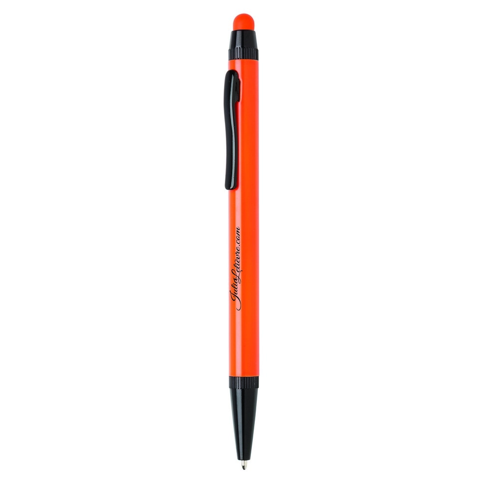 Aluminiowy długopis, touch pen P610-308 pomarańczowy