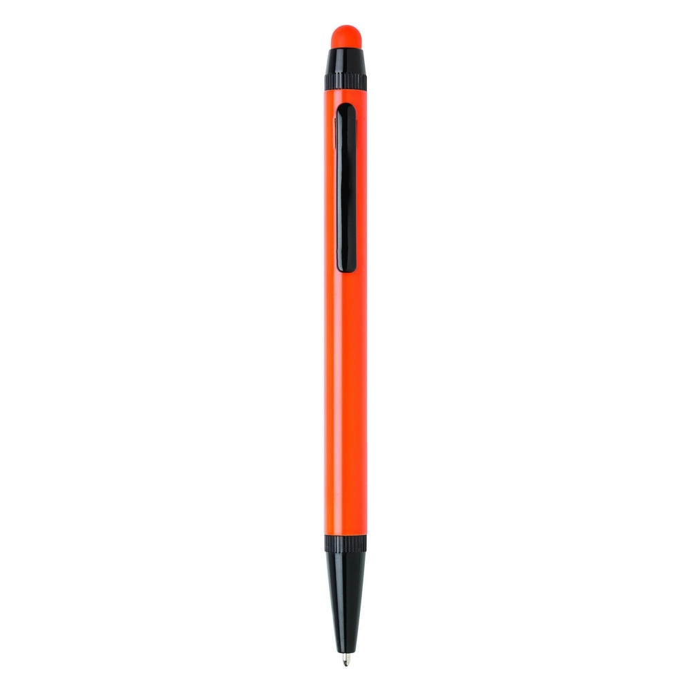 Aluminiowy długopis, touch pen P610-308 pomarańczowy