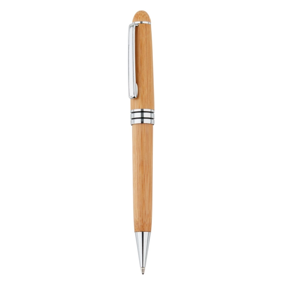 Długopis bambusowy w pudełku P610-319 brązowy