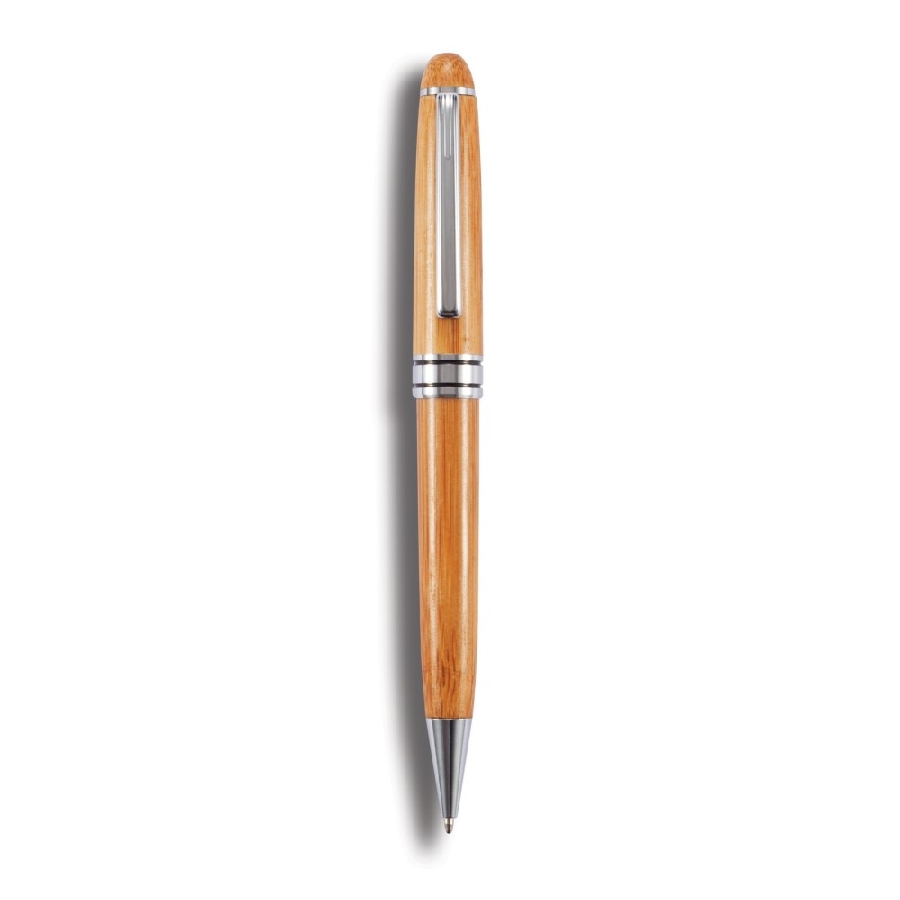 Długopis bambusowy w pudełku P610-319 brązowy