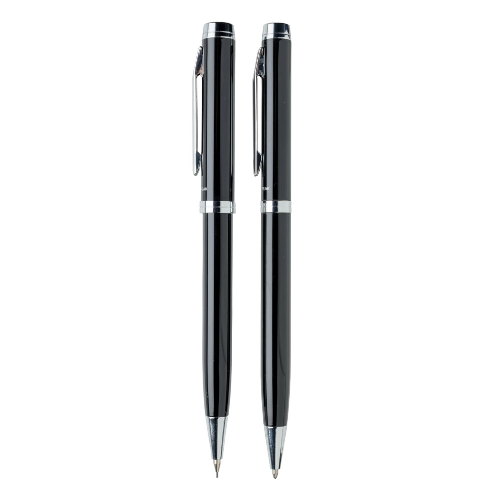 Zestaw piśmienny Swiss Peak Luzern, długopis i ołówek P610-490 czarny