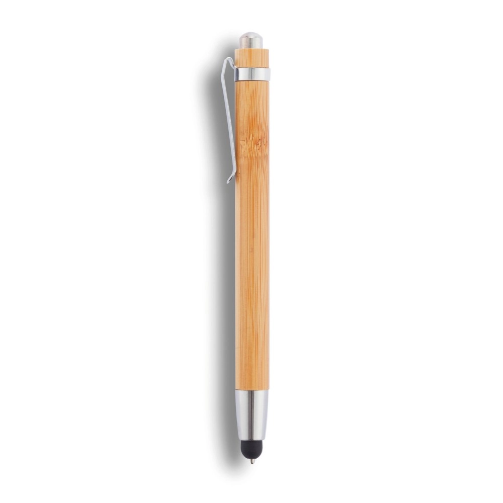 Bambusowy długopis, touch pen P610-509 brązowy