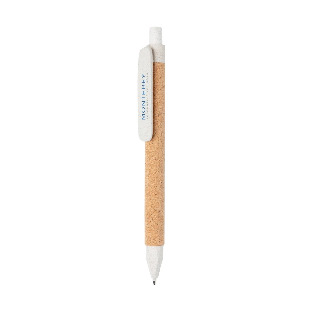 Długopis z recyklingu P610-983 biały