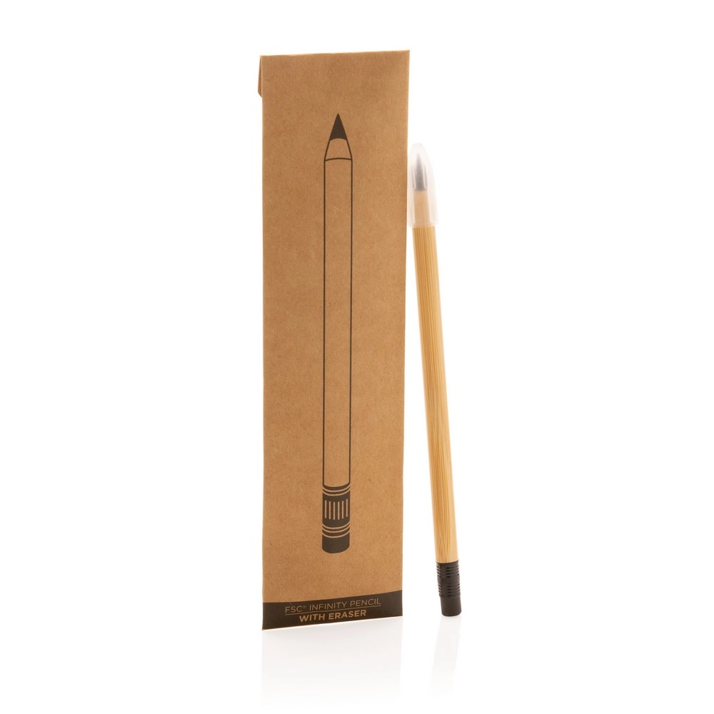 Bambusowy wieczny ołówek Infinity z gumką P611-099