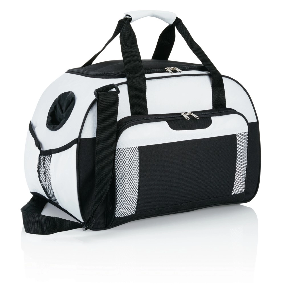 Weekendowa torba sportowa, podróżna Supreme P707-343 biały