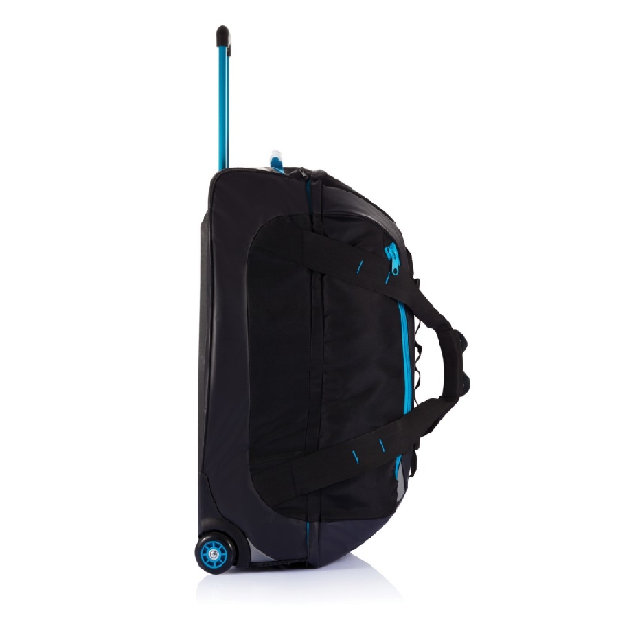Duża torba sportowa, podróżna na kółkach P750-005 niebieski