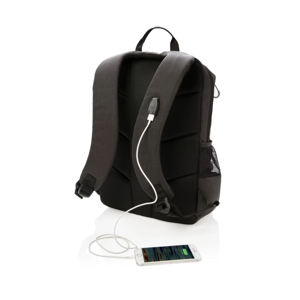 Plecak na laptopa 15,6 Lima, ochrona RFID P762-401 czarny