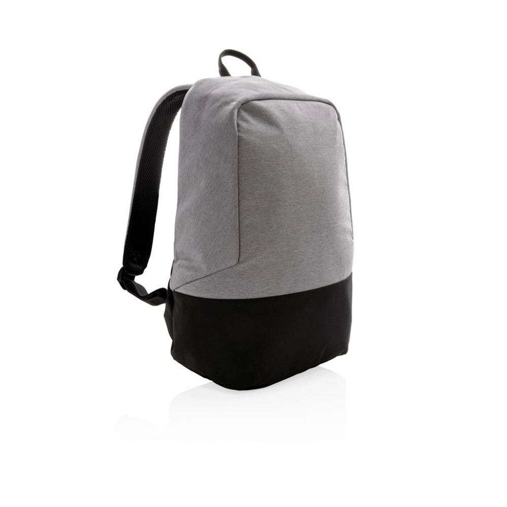 Plecak chroniący przed kieszonkowcami, plecak na laptopa P762-482 szary