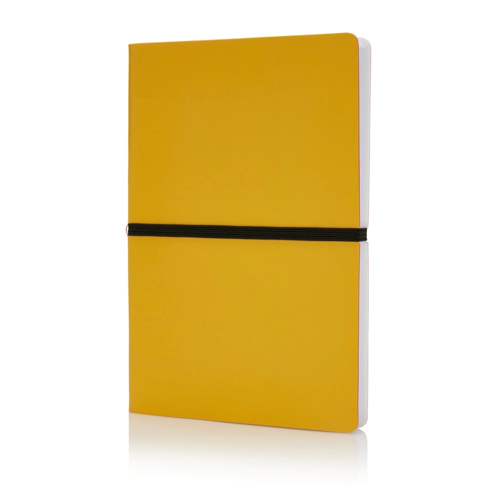 Notatnik A5 Deluxe, miękka okładka P773-026 żółty