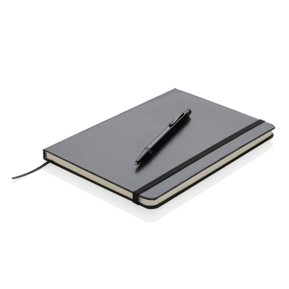 Notatnik A5, długopis, touch pen P773-251 czarny