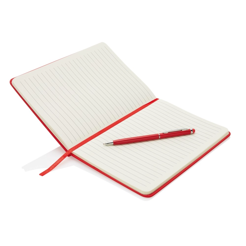 Notatnik A5 Deluxe, touch pen P773-314 czerwony