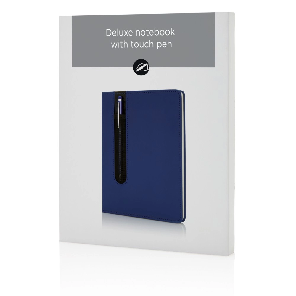 Notatnik A5 Deluxe, touch pen P773-315 niebieski