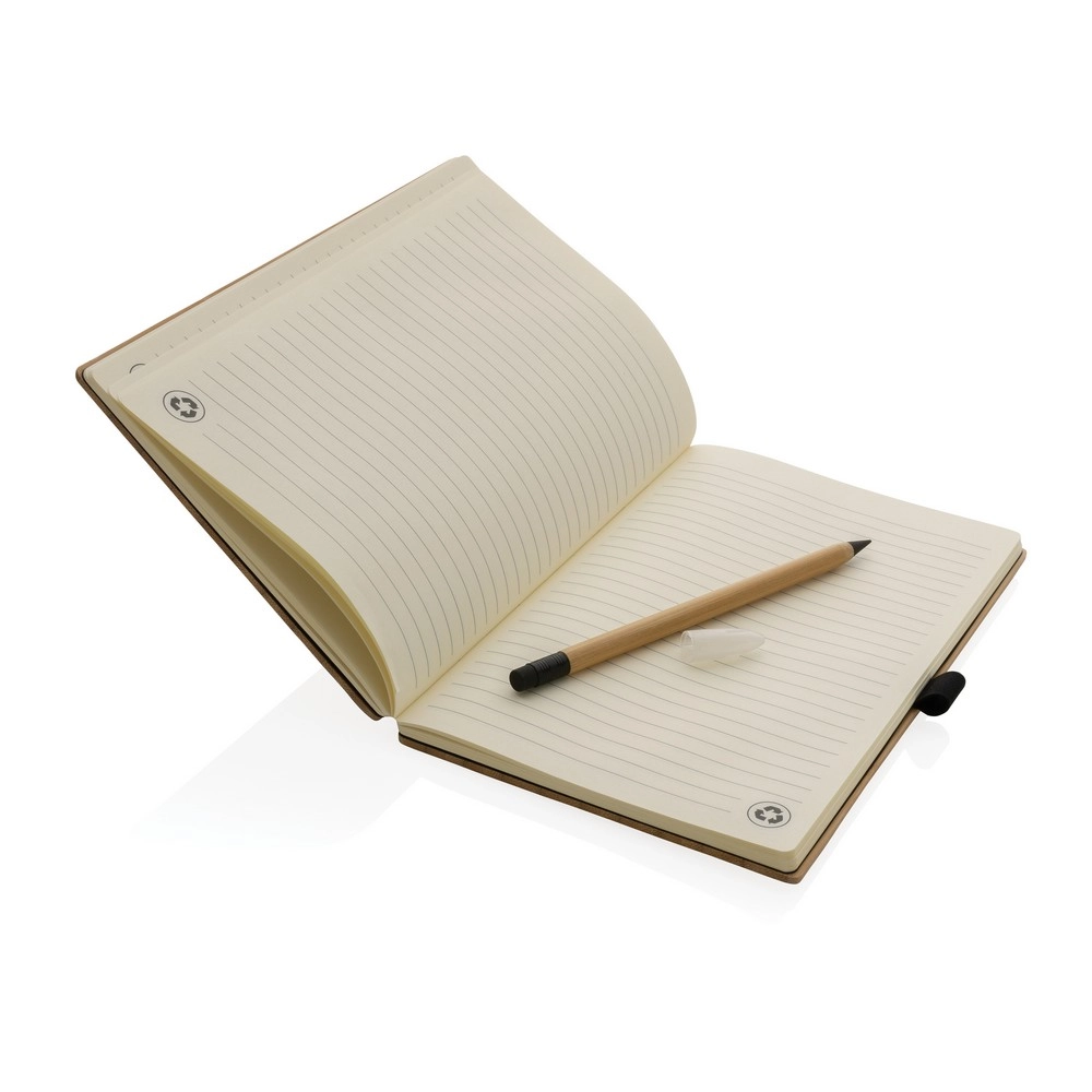 Bambusowy notatnik z ołówkiem Infinity P774-469