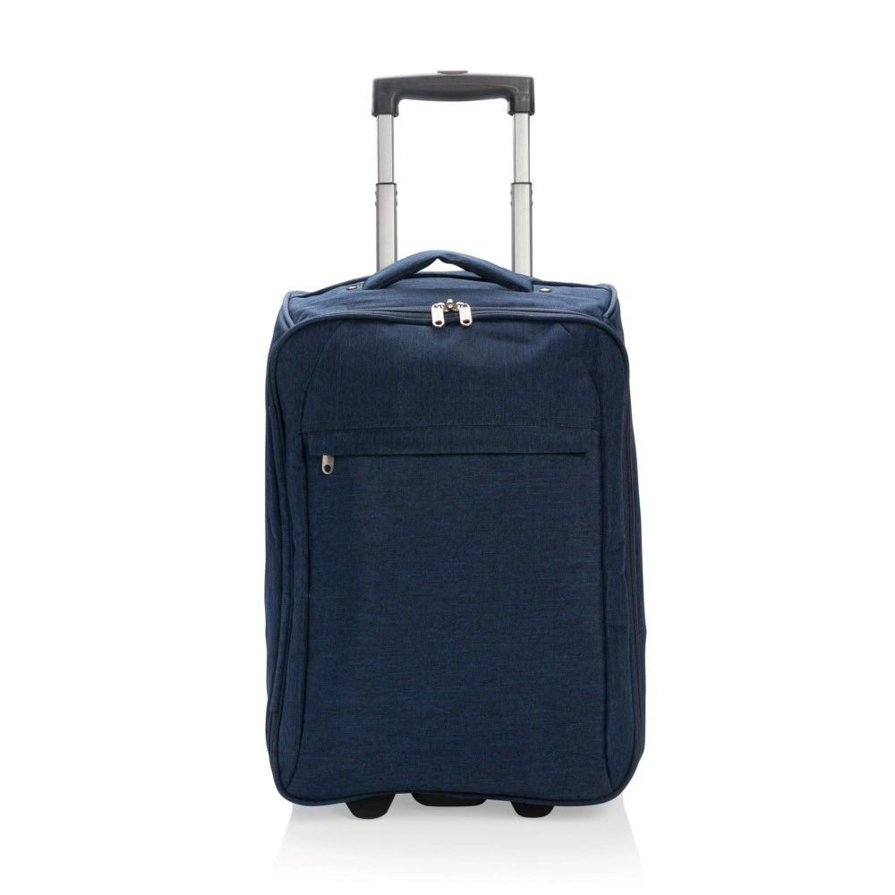 Walizka, składana torba podróżna na kółkach P787-025 niebieski