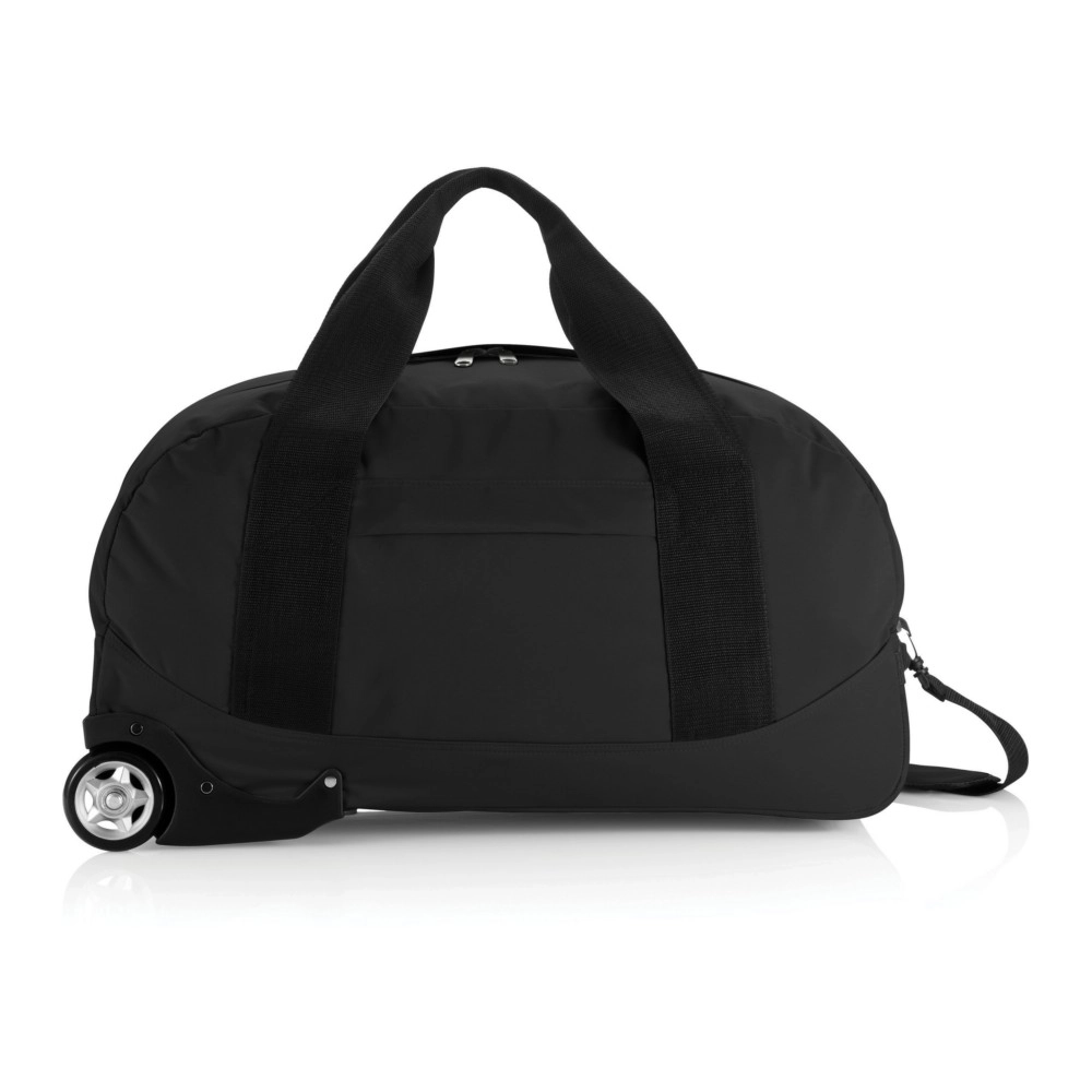 Weekendowa torba sportowa, podróżna na kółkach P790-001 czarny