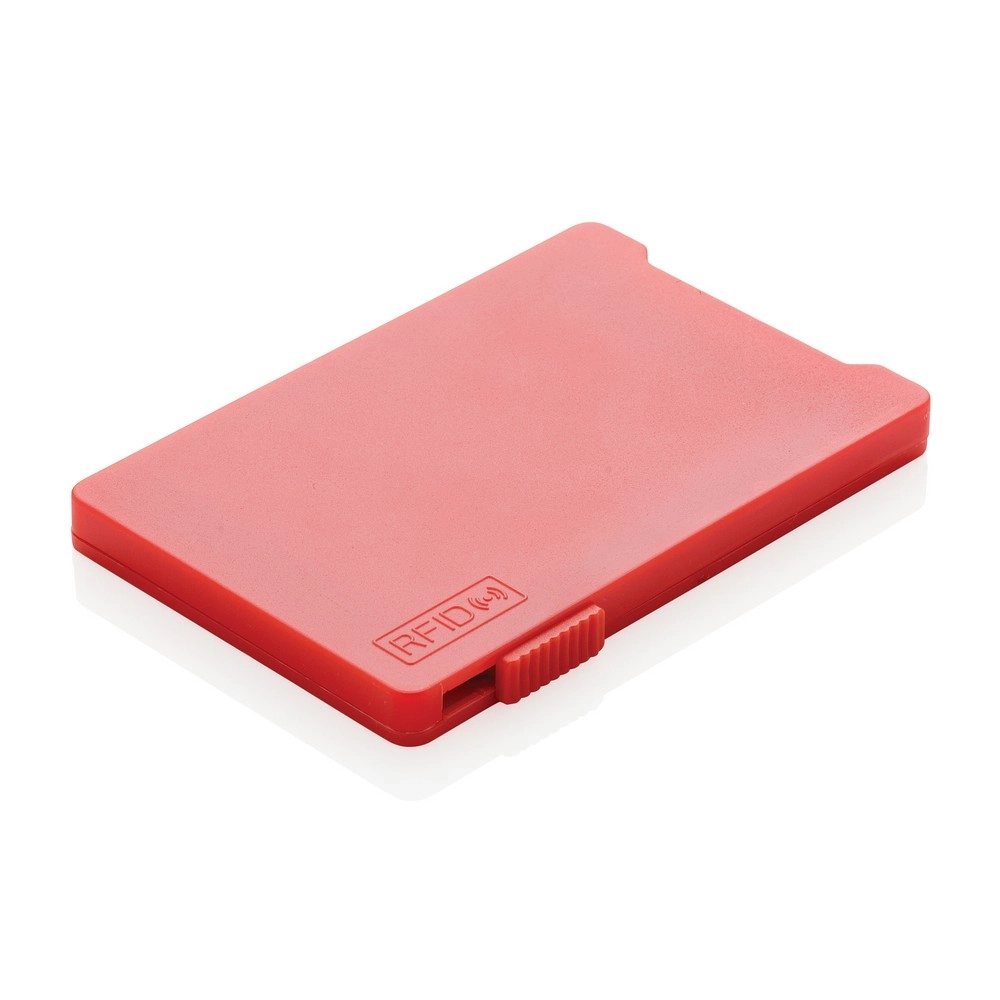 Etui na karty kredytowe, ochrona RFID P820-474 czerwony
