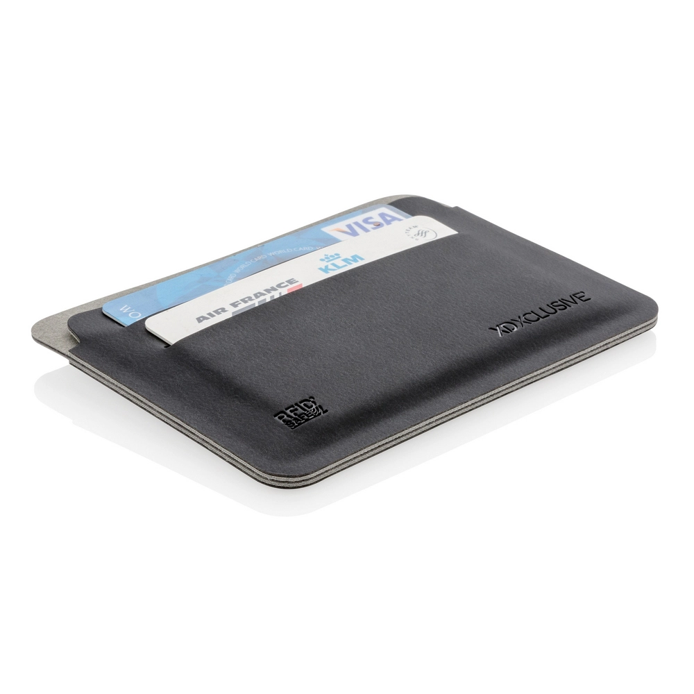 Etui na karty kredytowe Quebec, ochrona RFID P820-671 czarny