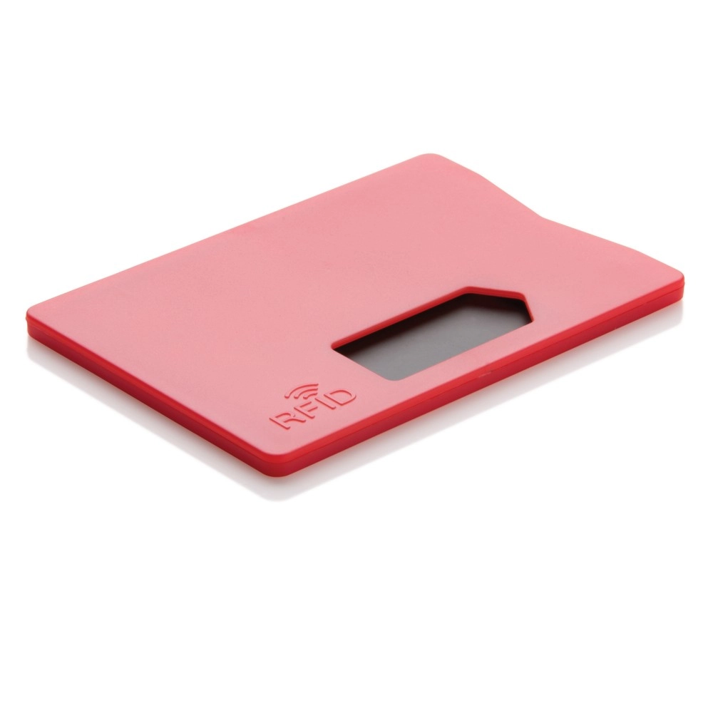 Etui na kartę kredytową, ochrona RFID P820-324 czerwony