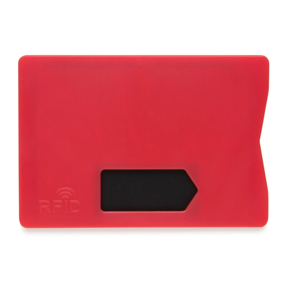 Etui na kartę kredytową, ochrona RFID P820-324 czerwony