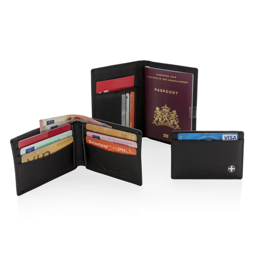 Etui na paszport Swiss Peak, ochrona RFID P820-430 czarny