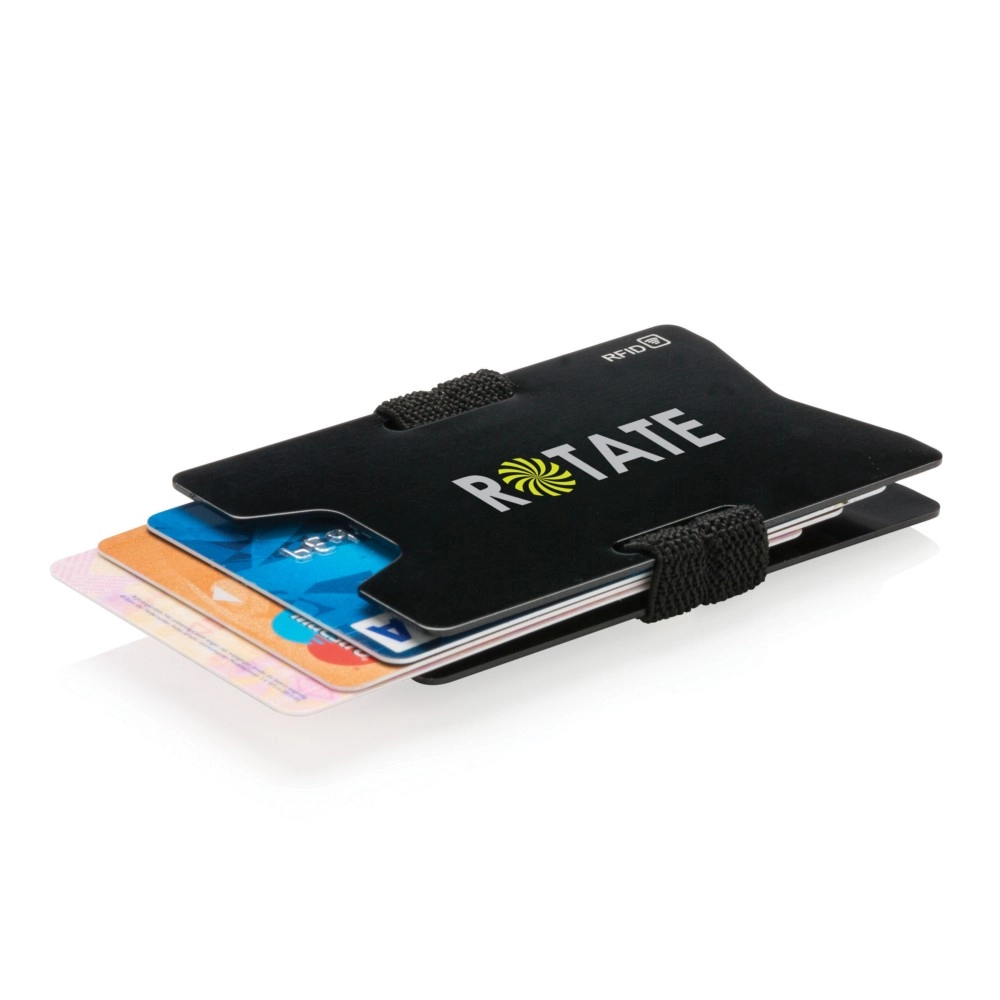 Minimalistyczny portfel, ochrona RFID P820-461 czarny