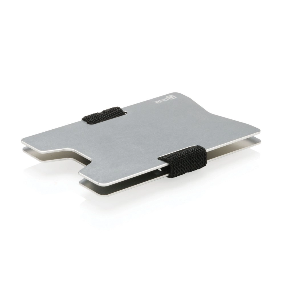 Minimalistyczny portfel, ochrona RFID P820-462 srebrny
