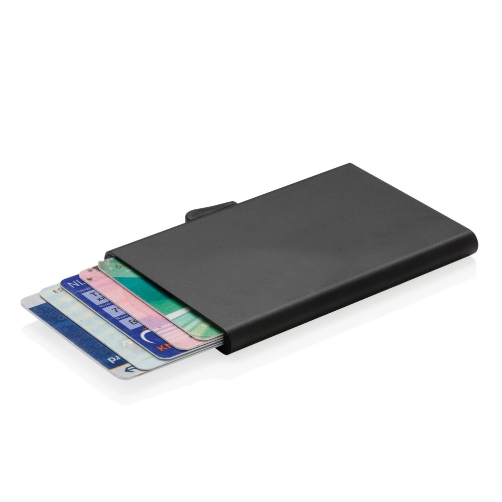 Etui na karty kredytowe C-Secure, ochrona RFID P820-491 czarny