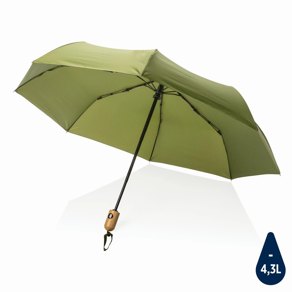 Bambusowy parasol automatyczny 21 Impact AWARE™ rPET P850-617