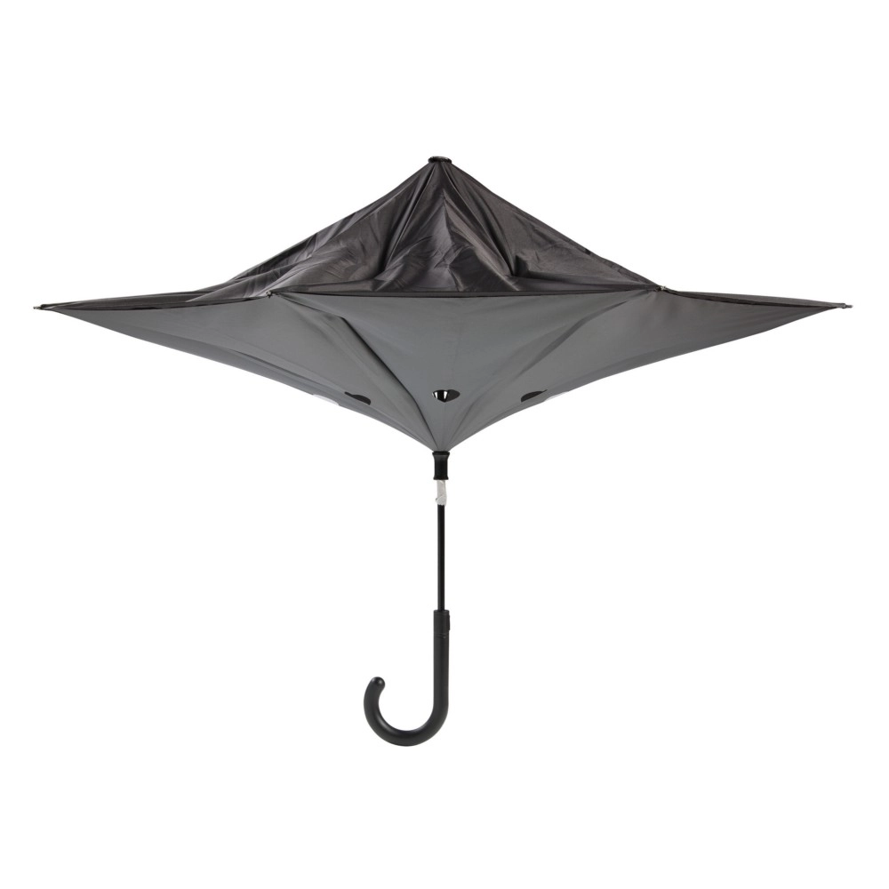 Odwracalny parasol automatyczny 23 P850-031 szary
