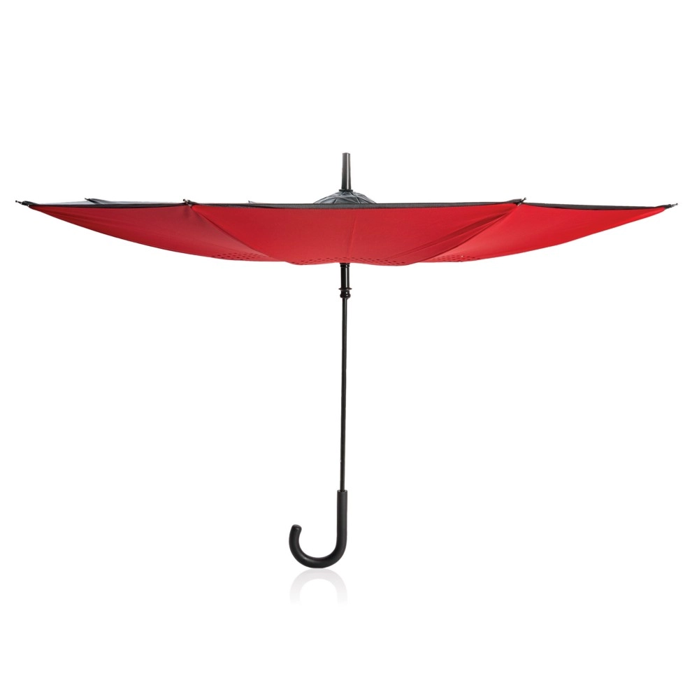 Odwracalny parasol manualny 23 P850-094 czerwony