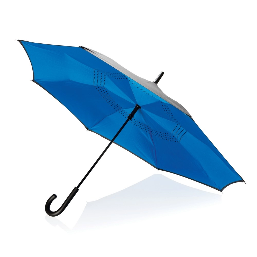 Odwracalny parasol manualny 23 P850-095 niebieski