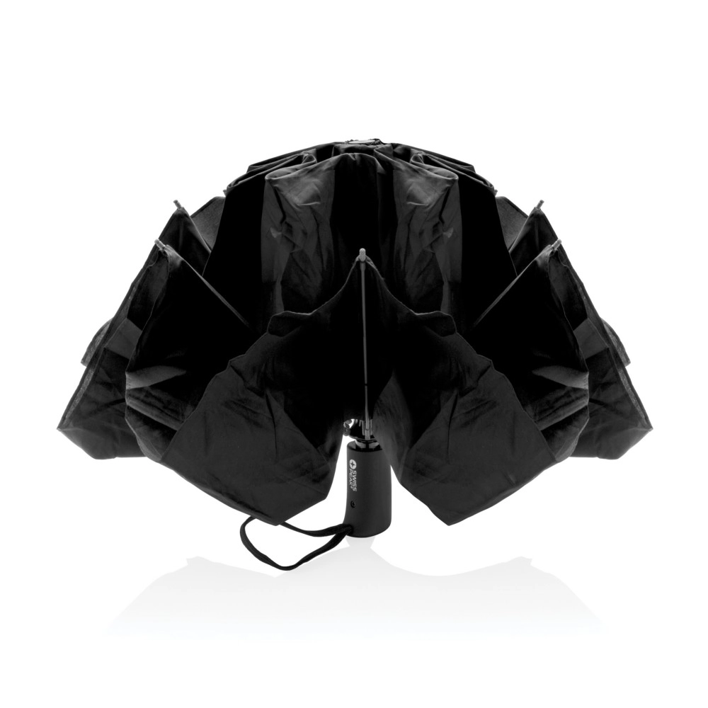 Odwracalny parasol automatyczny 23 Swiss Peak P850-191 czarny