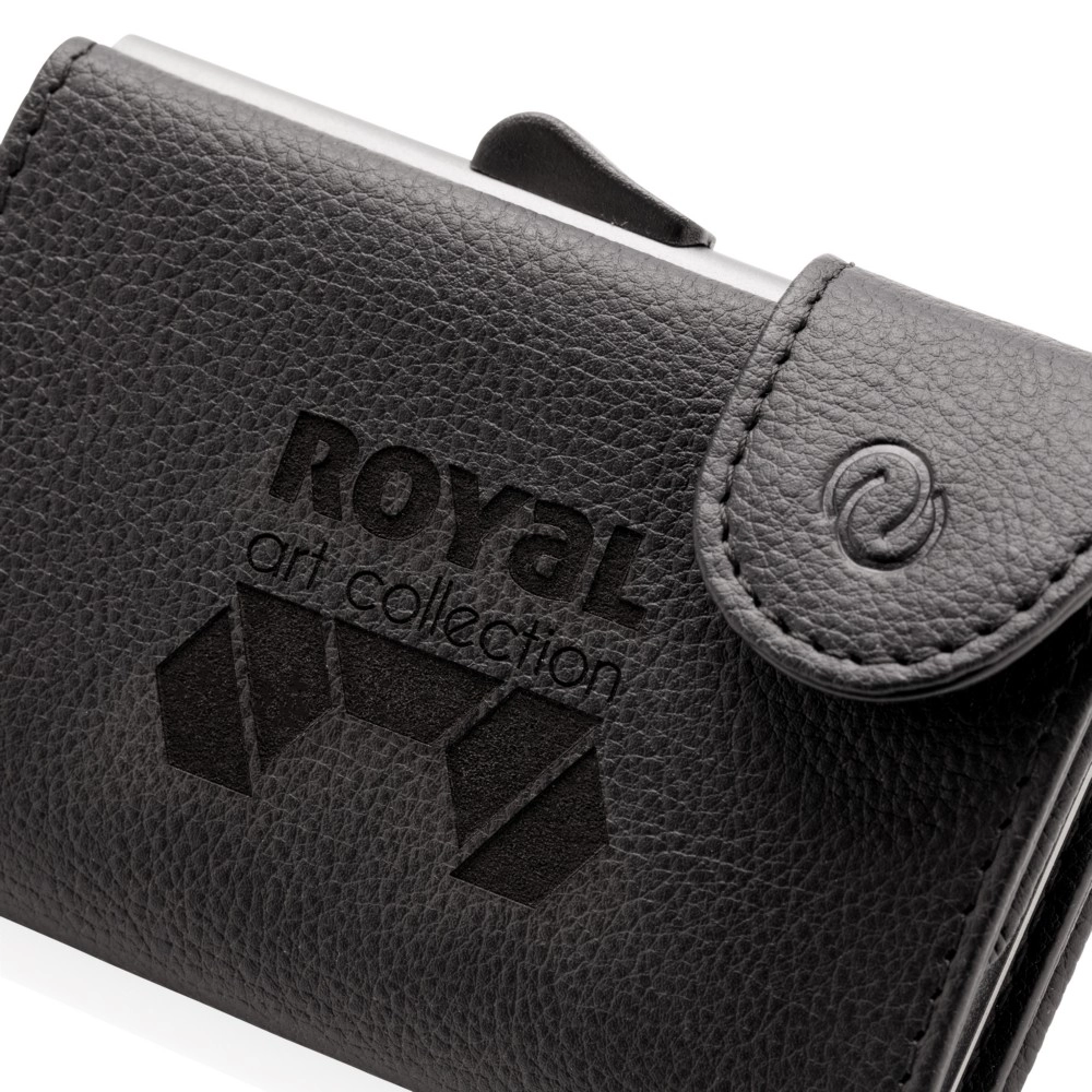 Etui na karty kredytowe i portfel C-Secure, ochrona RFID P850-511 czarny
