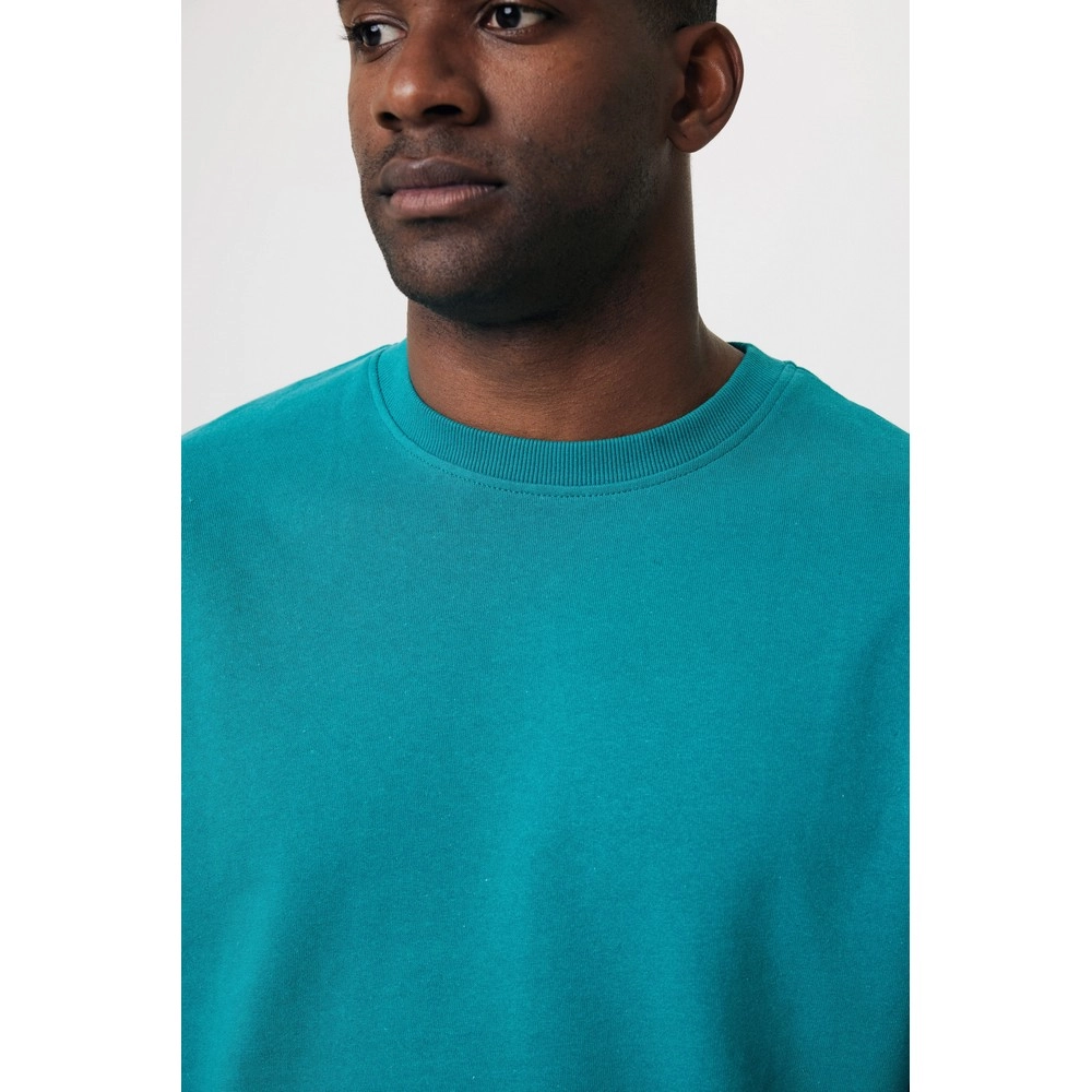 Luźna bluza z bawełny z recyklingu Iqoniq Kruger T9302-009-XS