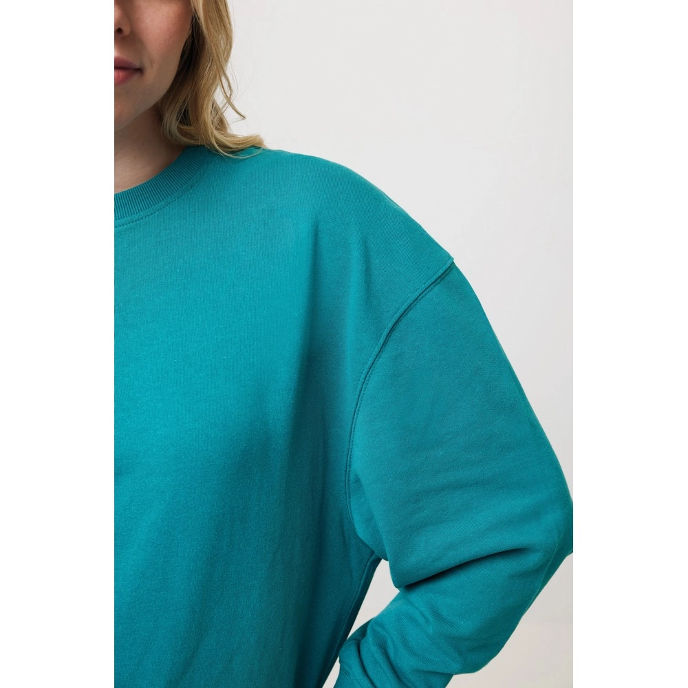 Luźna bluza z bawełny z recyklingu Iqoniq Kruger T9302-009-XL