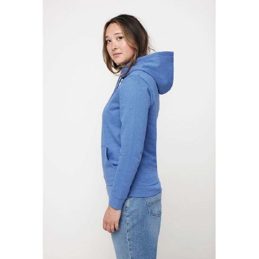 Bluza z kapturem z niebarwionej bawełny z recyklingu Iqoniq Torres T9401-024-L