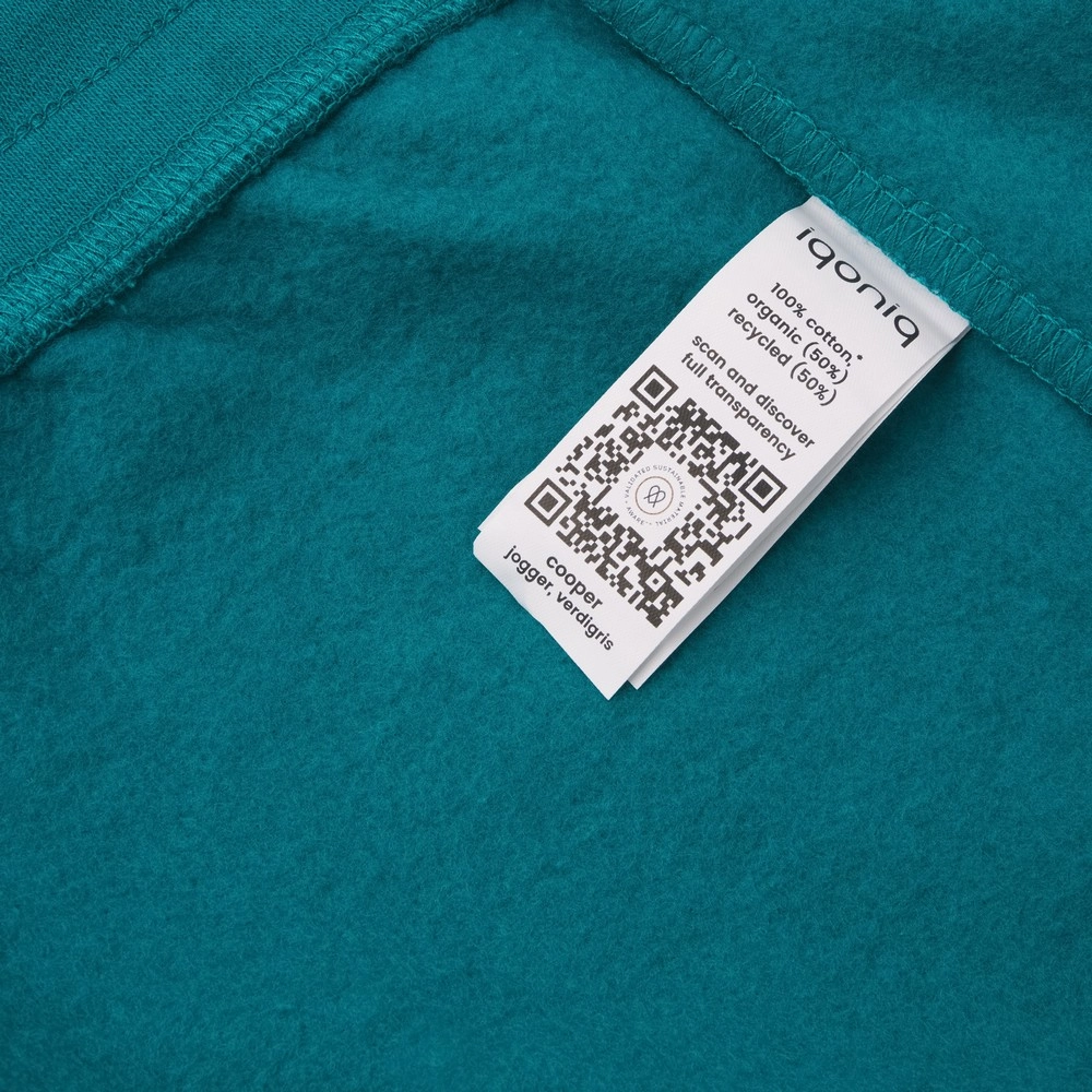 Spodnie dresowe z bawełny z recyklingu Iqoniq Cooper T9500-009-XXXL