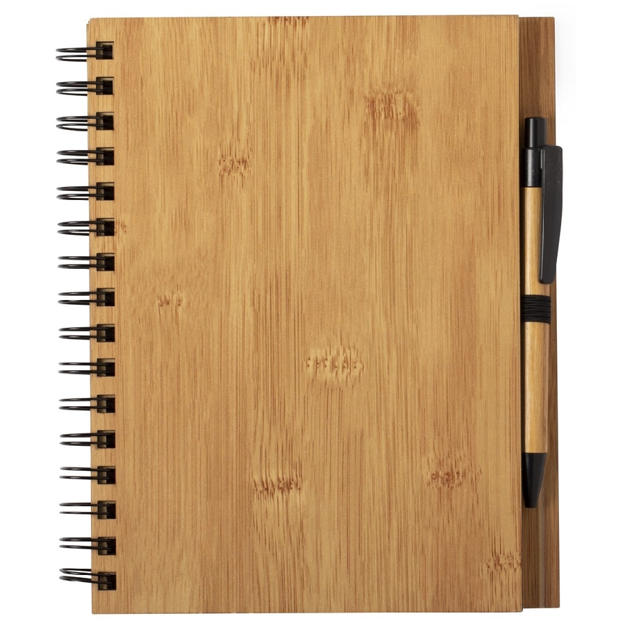 Bambusowy notatnik A5, długopis V0206-16