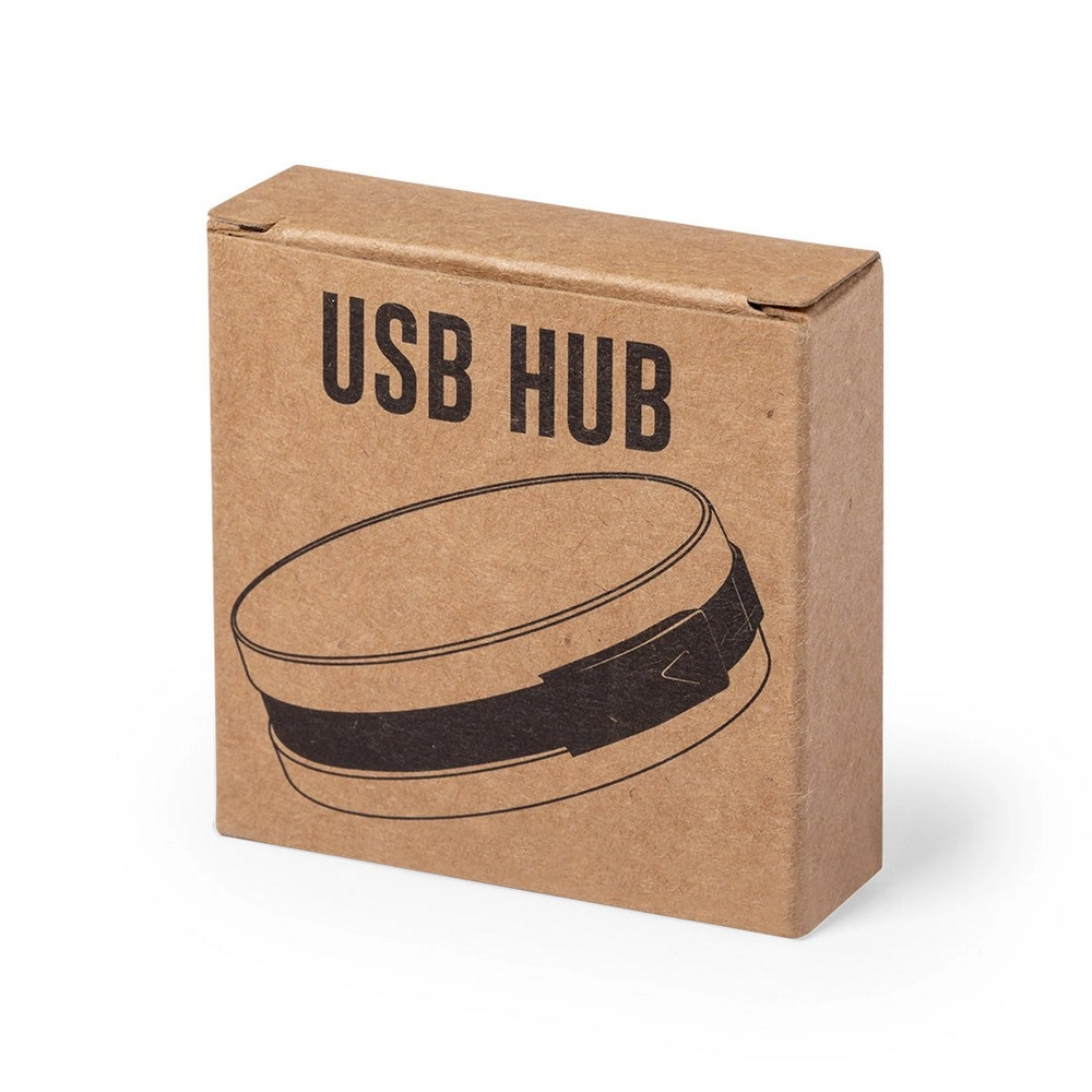 Hub USB 2.0 ze słomy pszenicznej V0382-00