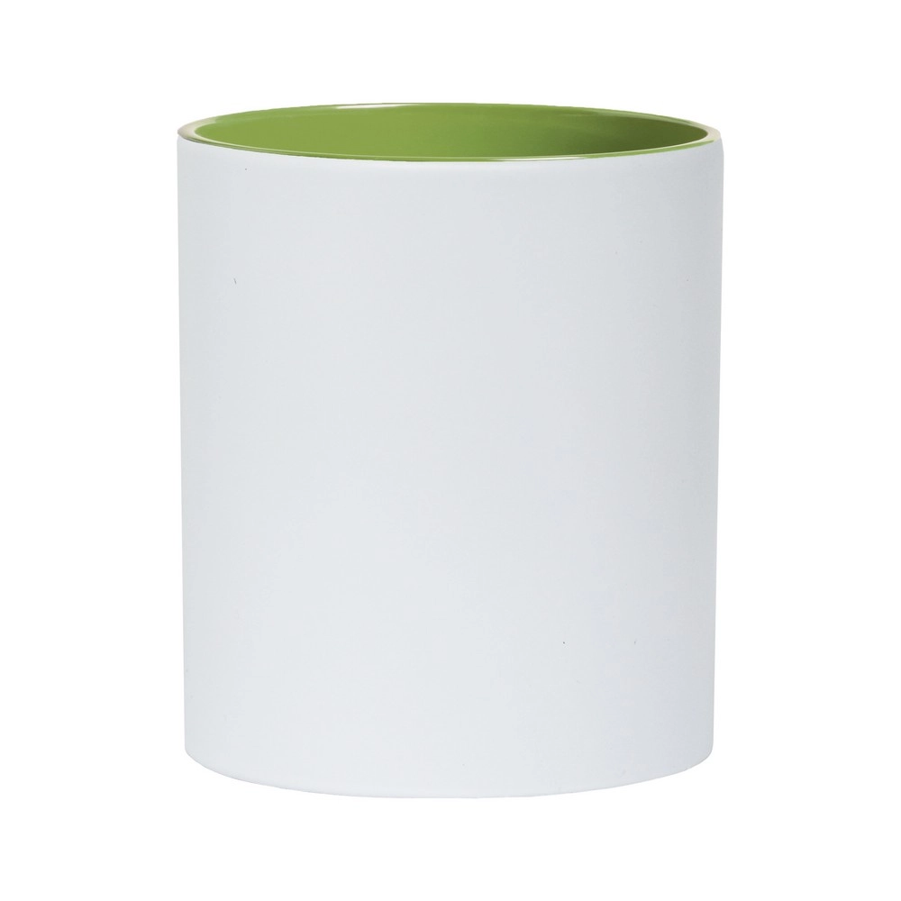 Kubek ceramiczny 350 ml V0476-06 zielony