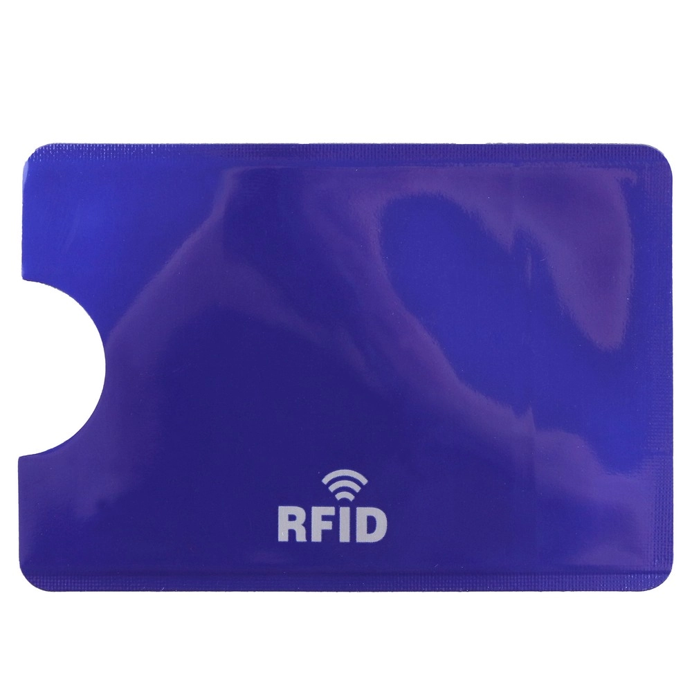 Etui na kartę kredytową, ochrona RFID V0486-04 granatowy
