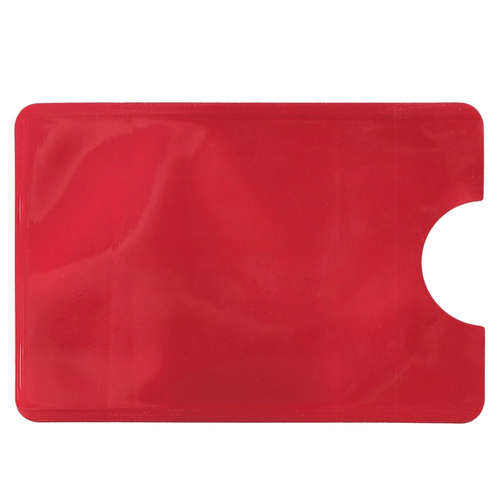 Etui na kartę kredytową, ochrona RFID V0486-05 czerwony